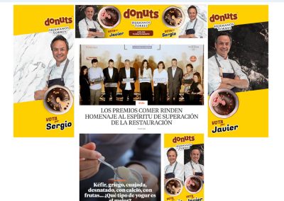 Montaje Brand week campaña digital Donuts Hermanos Torres