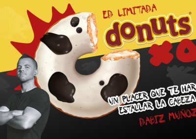 Creatividad campaña Donuts XO Dabiz Muñoz