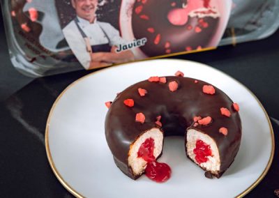 Shooting producto para instagram donuts Hermanos Torres frutos rojos